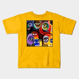 MANY EYES Kids T-Shirt